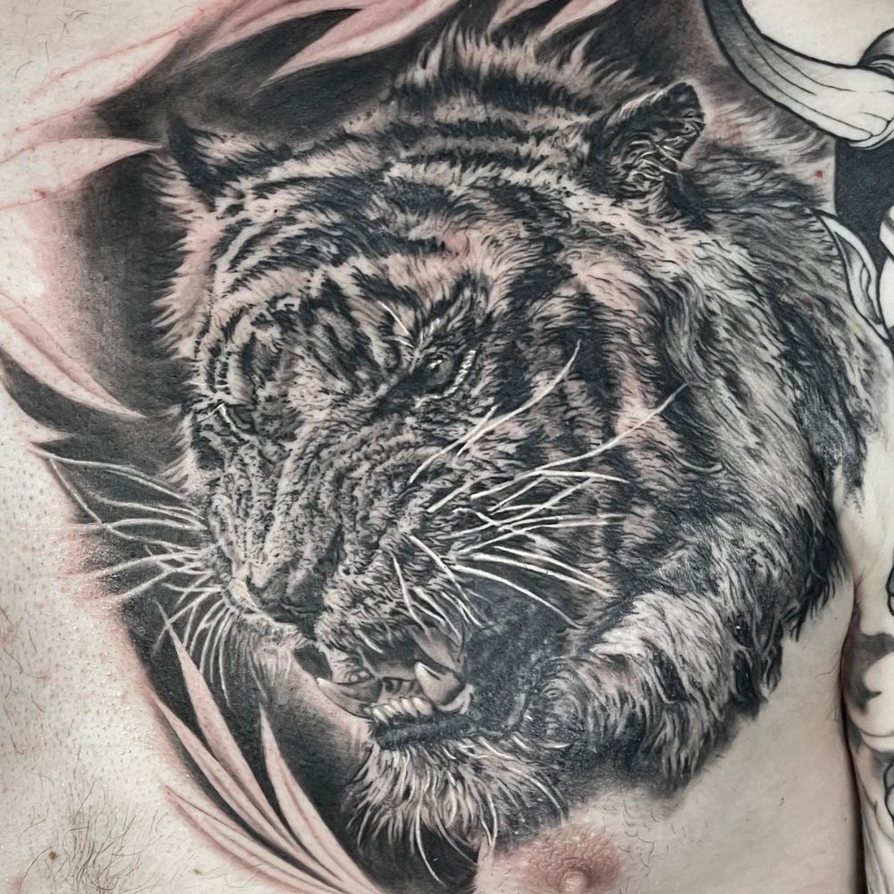 fierce-tiger-head-tattoo