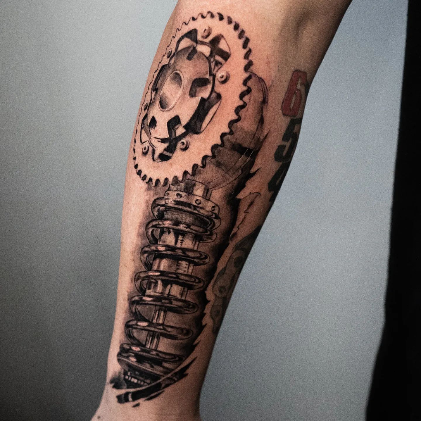 Bio-Mechanical Arm Tattoo - Black Rose Tattoo Shop