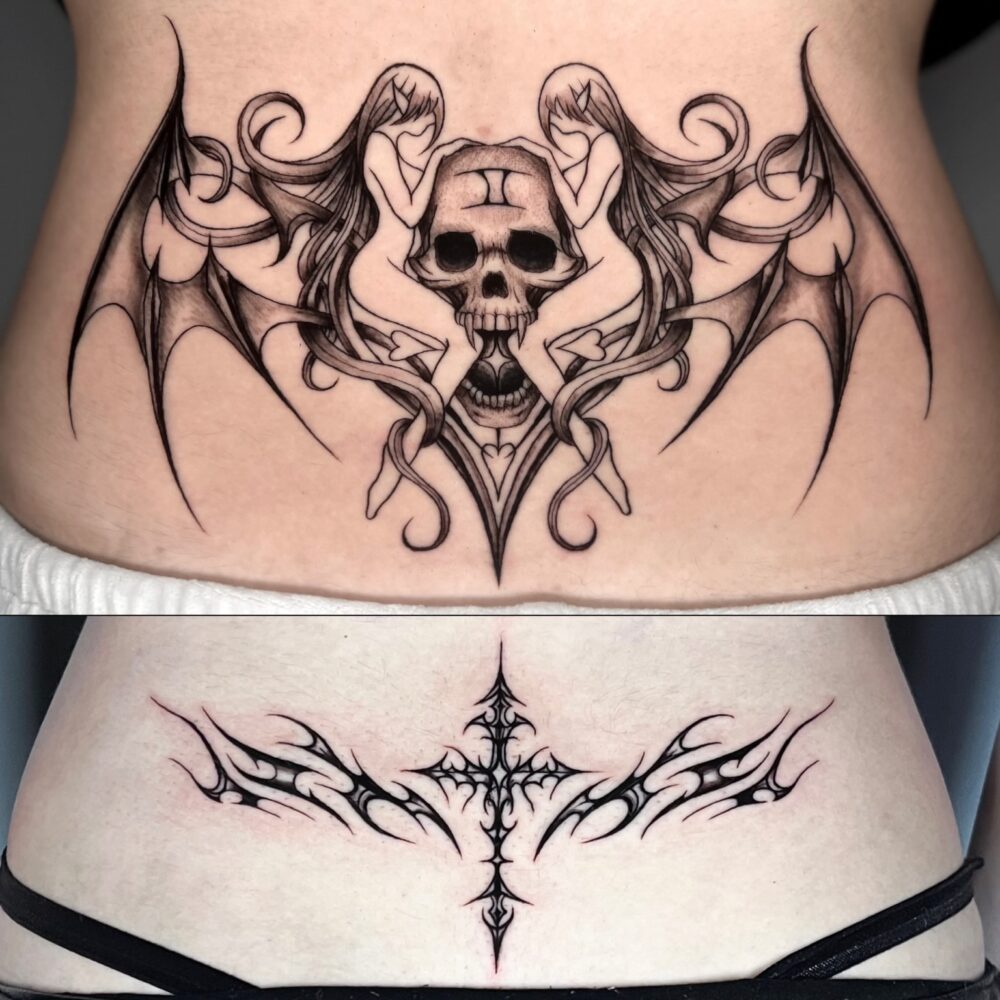 lower-back-black-and-grey-tattoo